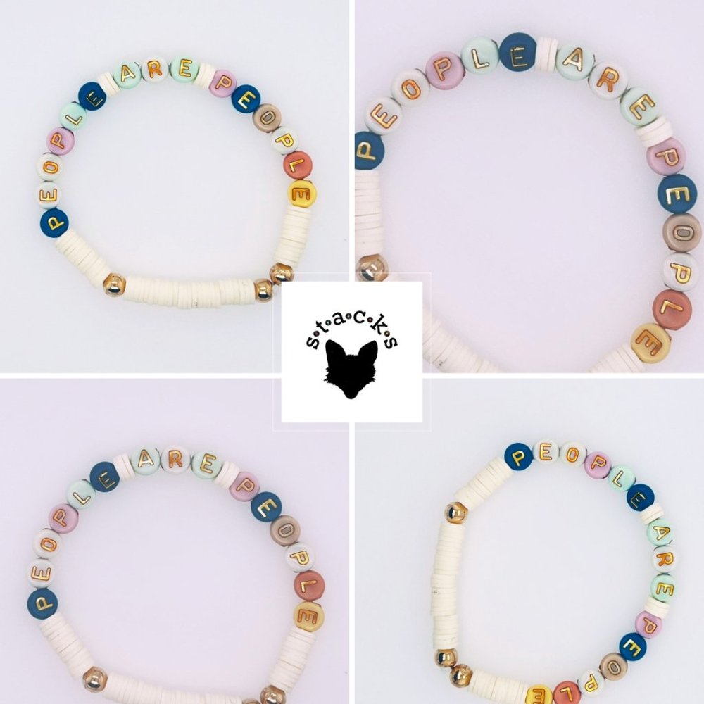 People Are People Depeche Mode Beaded OG Friendship Bracelet 80's New Wave